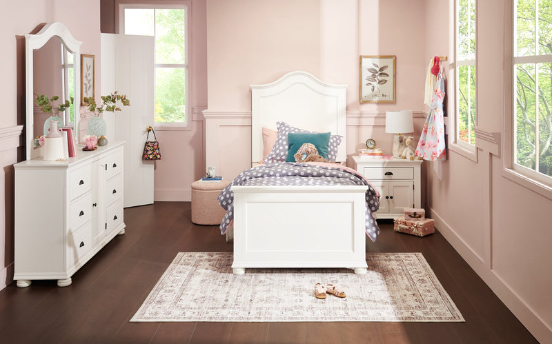 Ella Bedroom Dresser Mirror - White