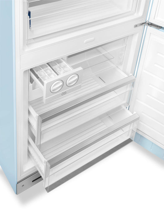 Smeg 18 Cu. Ft. Retro Bottom-Freezer Refrigerator - FAB38URPB