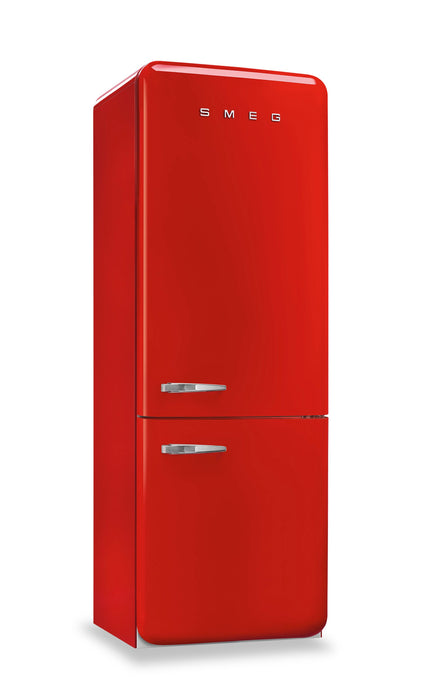Smeg 18 Cu. Ft. Retro Bottom-Freezer Refrigerator - FAB38URRD