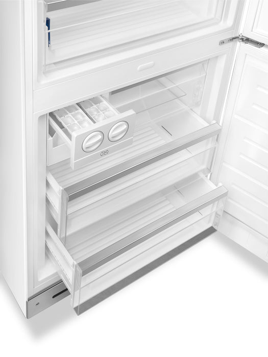 Smeg 18 Cu. Ft. Retro Bottom-Freezer Refrigerator - FAB38URWH
