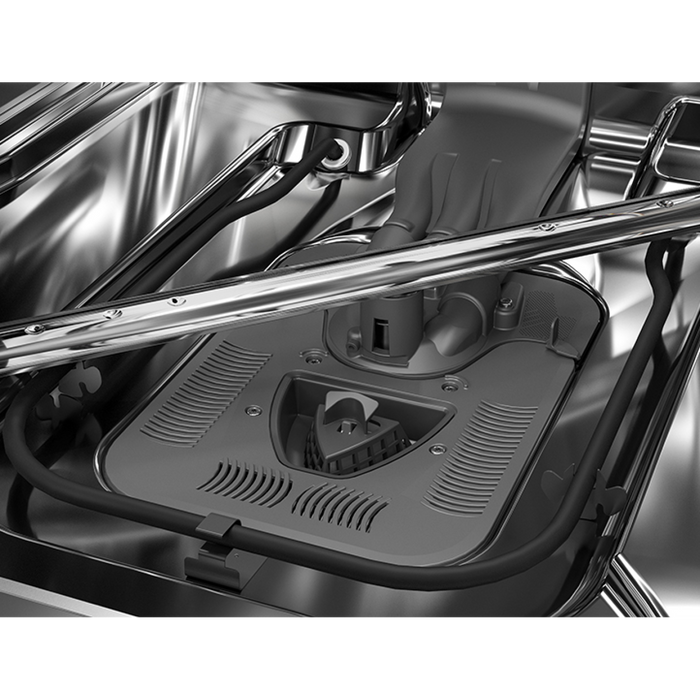 KitchenAid 24\" 44 dBA Top-Control Dishwasher with LED Lighting - KDTM804KPS