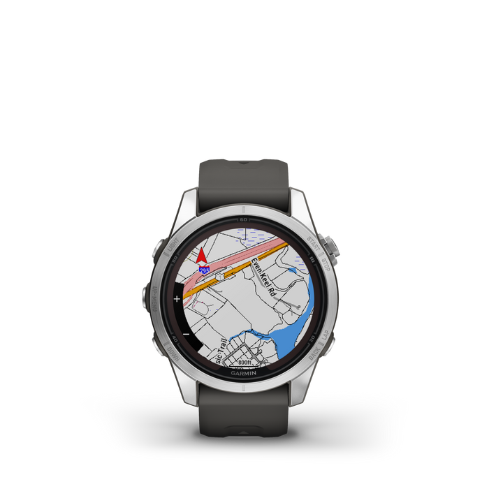 Garmin Fenix® 7s Pro Gps Smartwatch - Health Monitoring With Solar Charging, 42mm - Silver