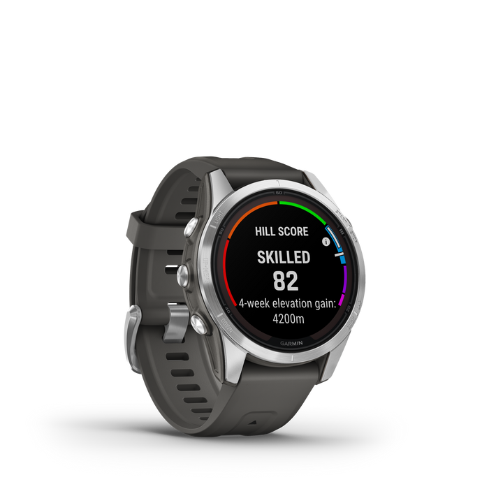 Garmin Fenix® 7s Pro Gps Smartwatch - Health Monitoring With Solar Charging, 42mm - Silver