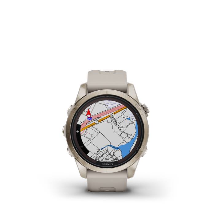 Garmin Fenix® 7s Pro Gps Smartwatch - Health Monitoring With Solar Charging, 42mm - Soft Gold