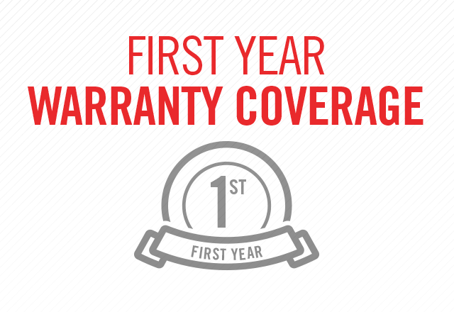 first year warranty coverage
