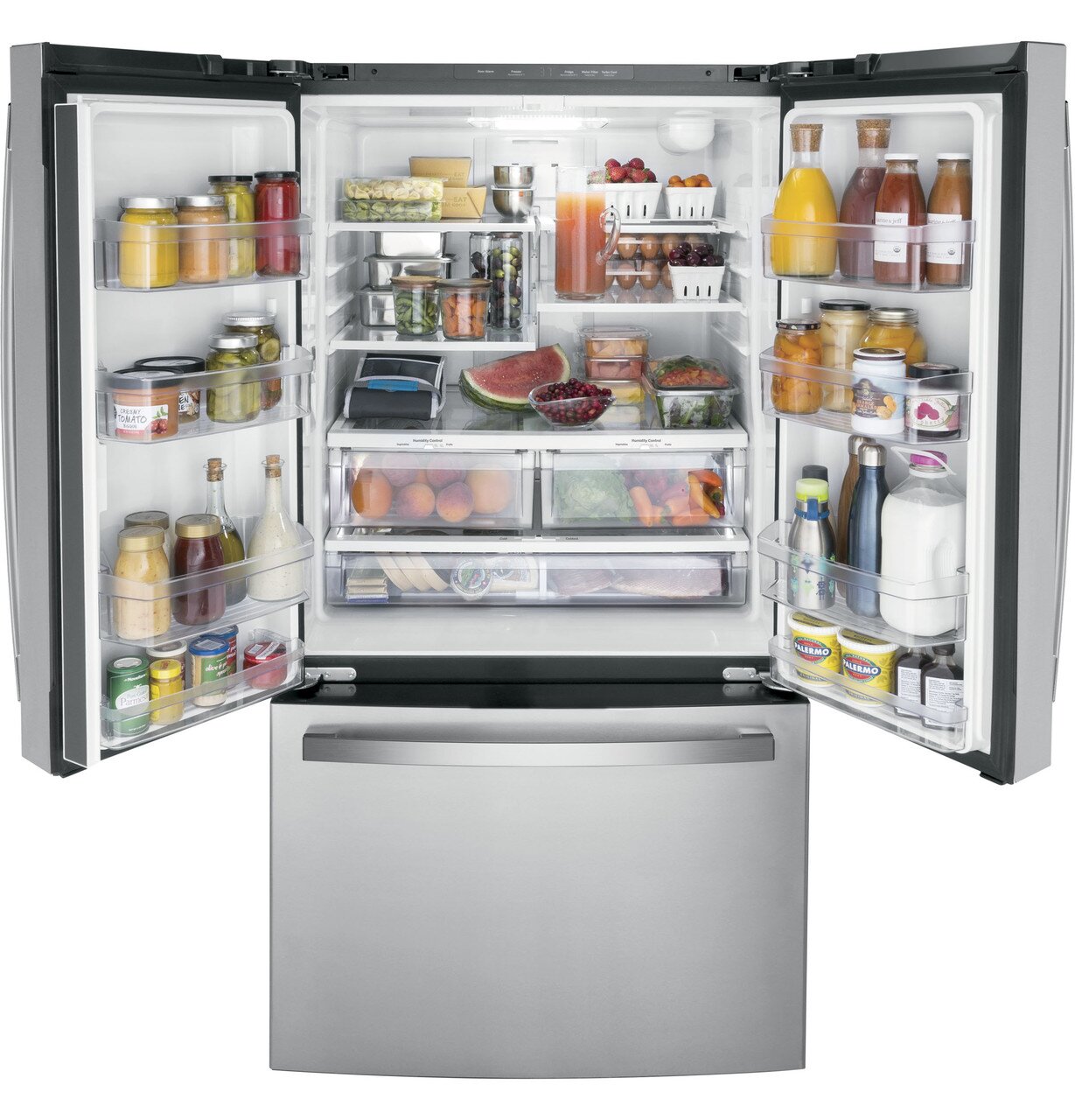 GE 36 21.9 Cu. Ft. Counter Depth French Door Refrigerator Stainl. The Brick