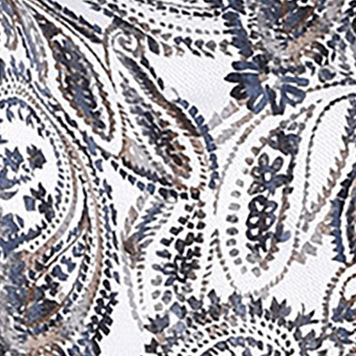 Haden 30\" Fabric Accent Chair Wood Base and Nailhead Trim - Paisley Multicolour