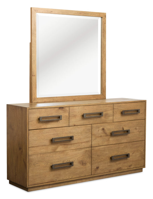 Scott Living Henri Bedroom Dresser Mirror - Brown