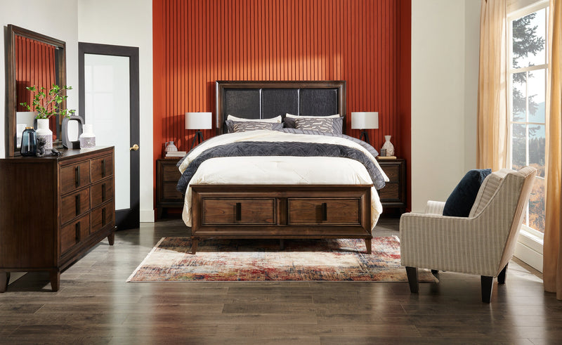 Kane Bedroom Dresser Mirror - Brown