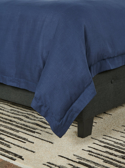 Kort & Co. Indigo 3-Piece King Duvet Cover Set