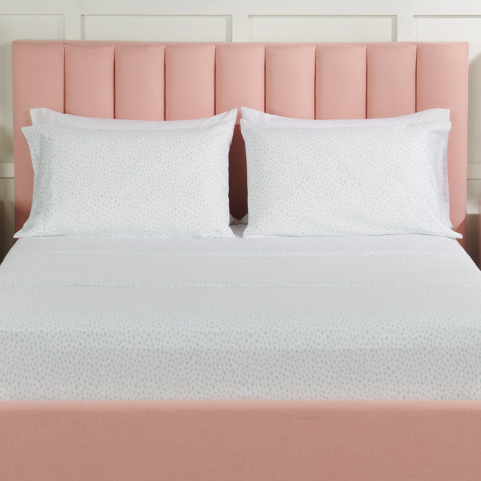 Kort & Co. Mark 4-Piece King Sheet Set - Blue and White