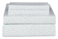 Kort & Co. Mark 4-Piece King Sheet Set - Blue and White
