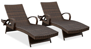 Kelowna Chaise Lounger – Set of 2