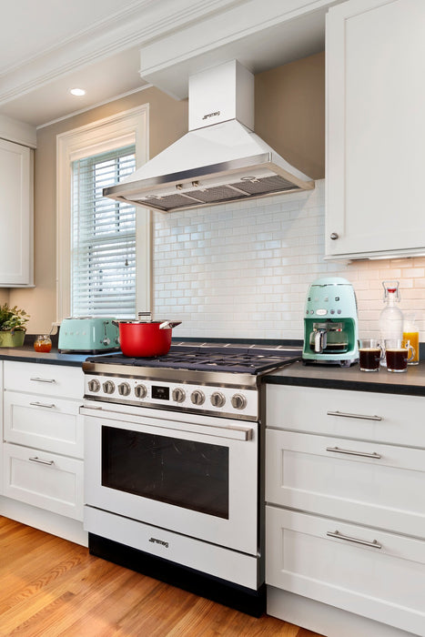 Smeg Portofino 36\" Wall-Mount Range Hood - KPF36UWH