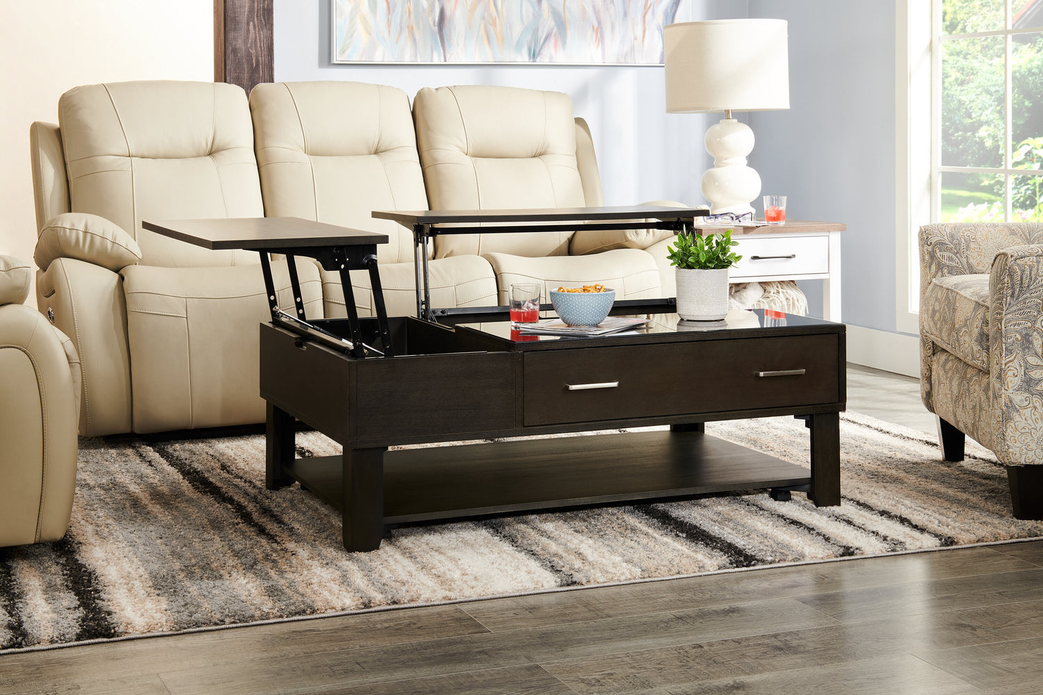 Crosley landon storage coffee table discount