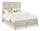 ["Lara Panel Bed with Headboard & Frame, Antique Grey - Queen Size"]