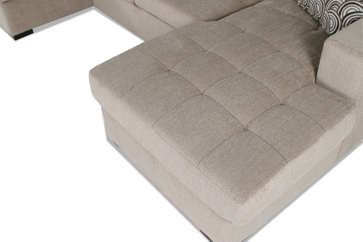 【P3975】変身／couch>>case CAROLE contemporary right-facing sectional sofa-bed with