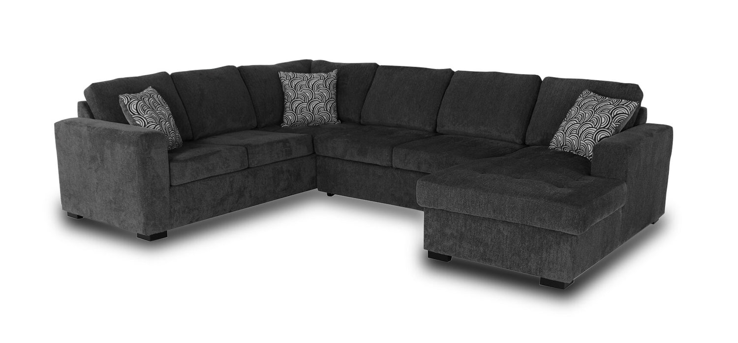 LIVING LEGENDS❗️ Made in Canada Legend 3-Piece Right-Facing Chenille Fabric