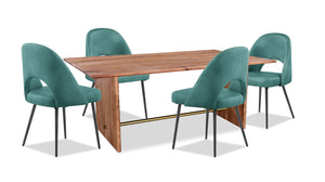 Malta 5-Piece Dining Package - Aqua