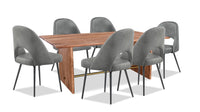 Malta 7-Piece Dining Package - Grey 