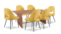 Malta 7-Piece Dining Package - Yellow 