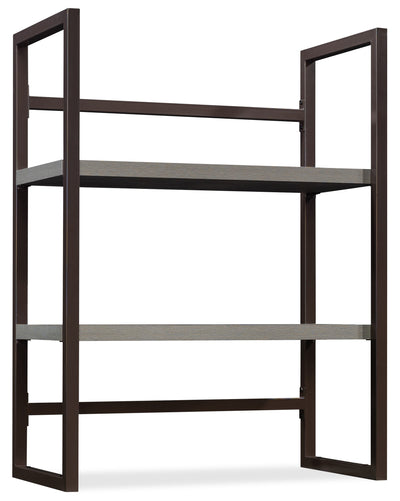 Manhattan Gate 31.5" Commercial Grade 2-Shelf Utility Hutch - Mystic Oak|Crédence tout usage Manhattan Gate de 31,5 po de qualité commerciale à 2 tablettes - chêne mystique