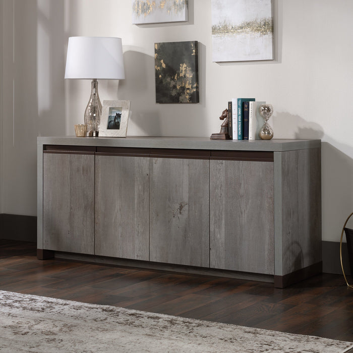 Manhattan Gate Commercial Grade 4 Door Credenza - Mystic Oak