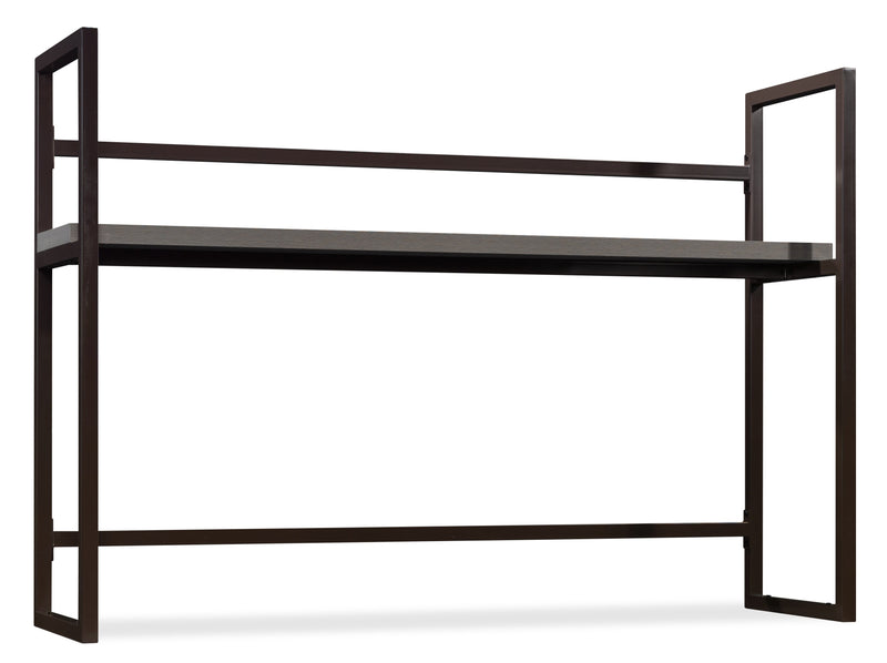 Manhattan Gate 60\" Commercial Grade Computer Hutch with Shelf - Mystic Oak