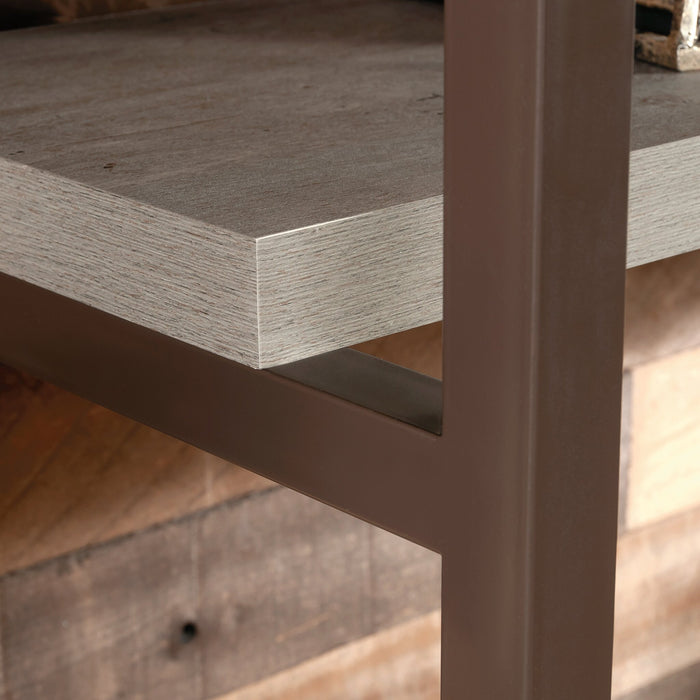 Manhattan Gate 60\" Commercial Grade Computer Hutch with Shelf - Mystic Oak