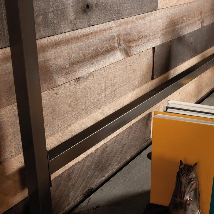 Manhattan Gate 60\" Commercial Grade Computer Hutch with Shelf - Mystic Oak