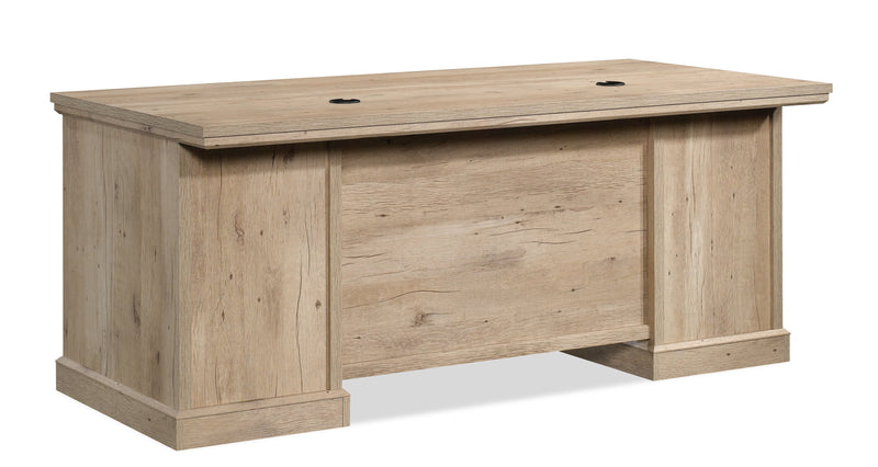 Mason Peak 71.10\" Commercial Grade Executive Office Desk with 6-Drawers - Prime Oak