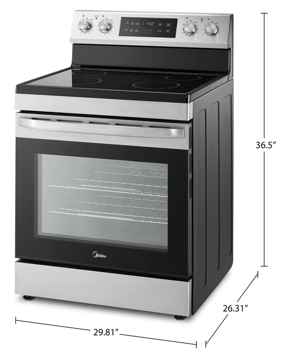 Midea 30\" 6.3 Cu. Ft. Electric Range - MER30B14ASTC 