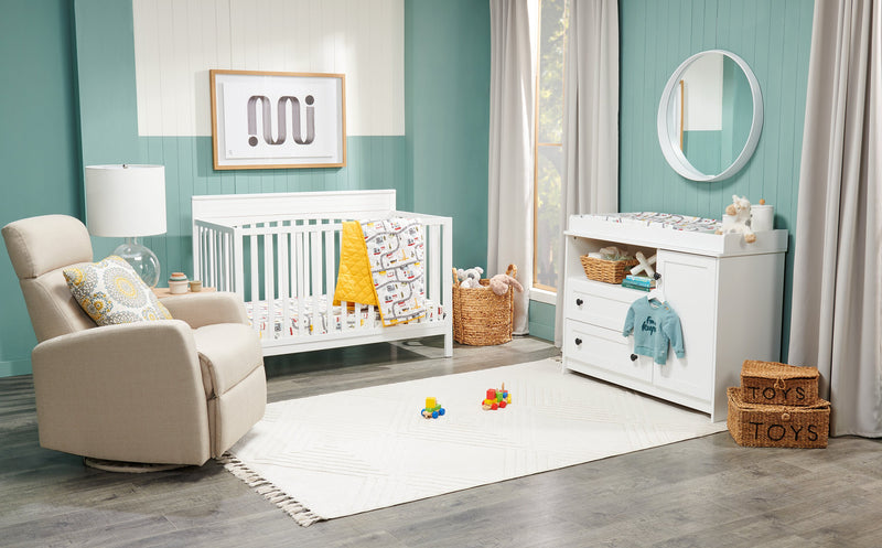 Milo 3-Piece Crib Bedding Set - Yellow