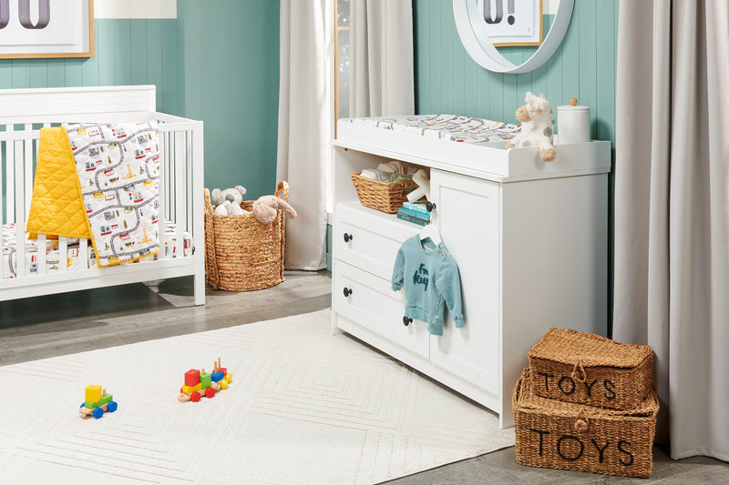 Milo 3-Piece Crib Bedding Set - Yellow