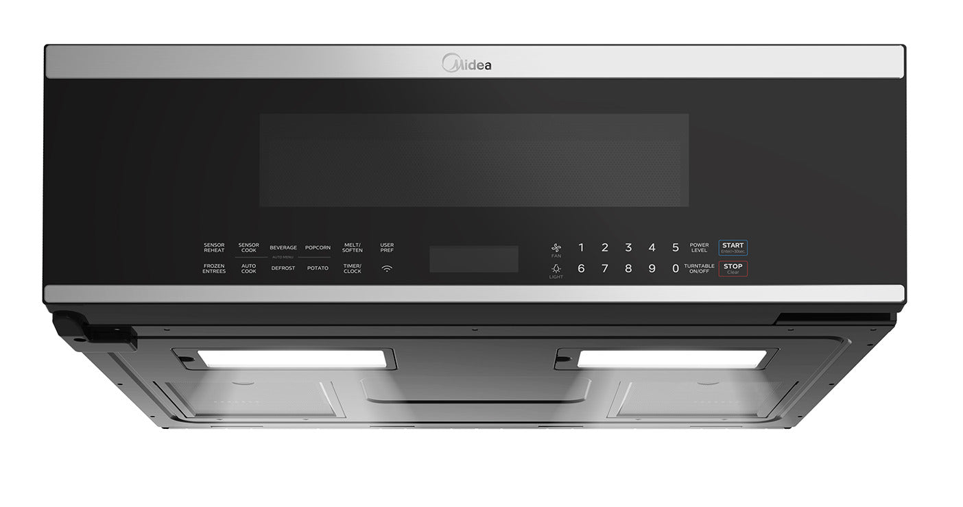 Midea 1.2 Cu. Ft. Slim Over-the-Range Microwave with 400 CFM