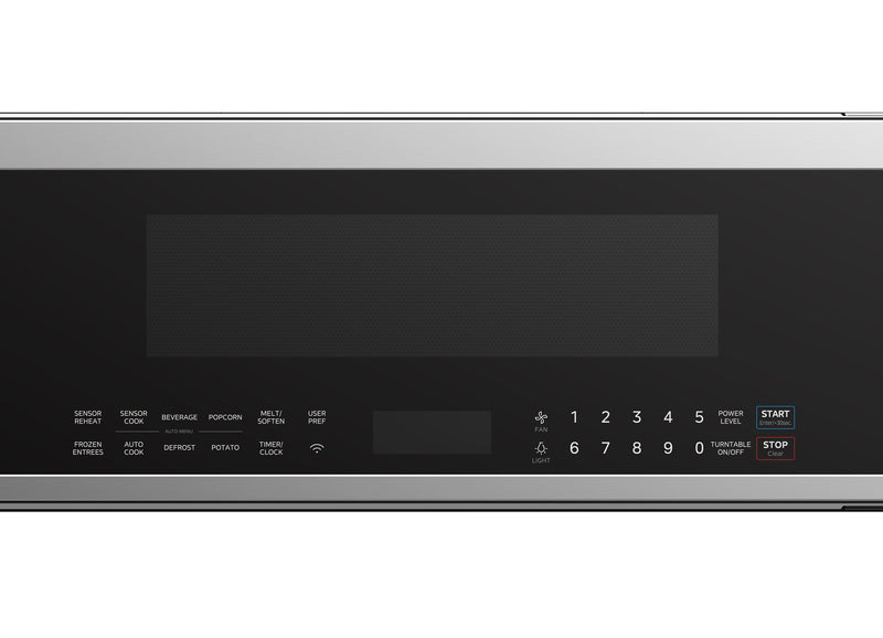 Midea 1.2 Cu. Ft. Slim Over-the-Range Microwave with 400 CFM - Stainless Steel - MMO12S14ASTC