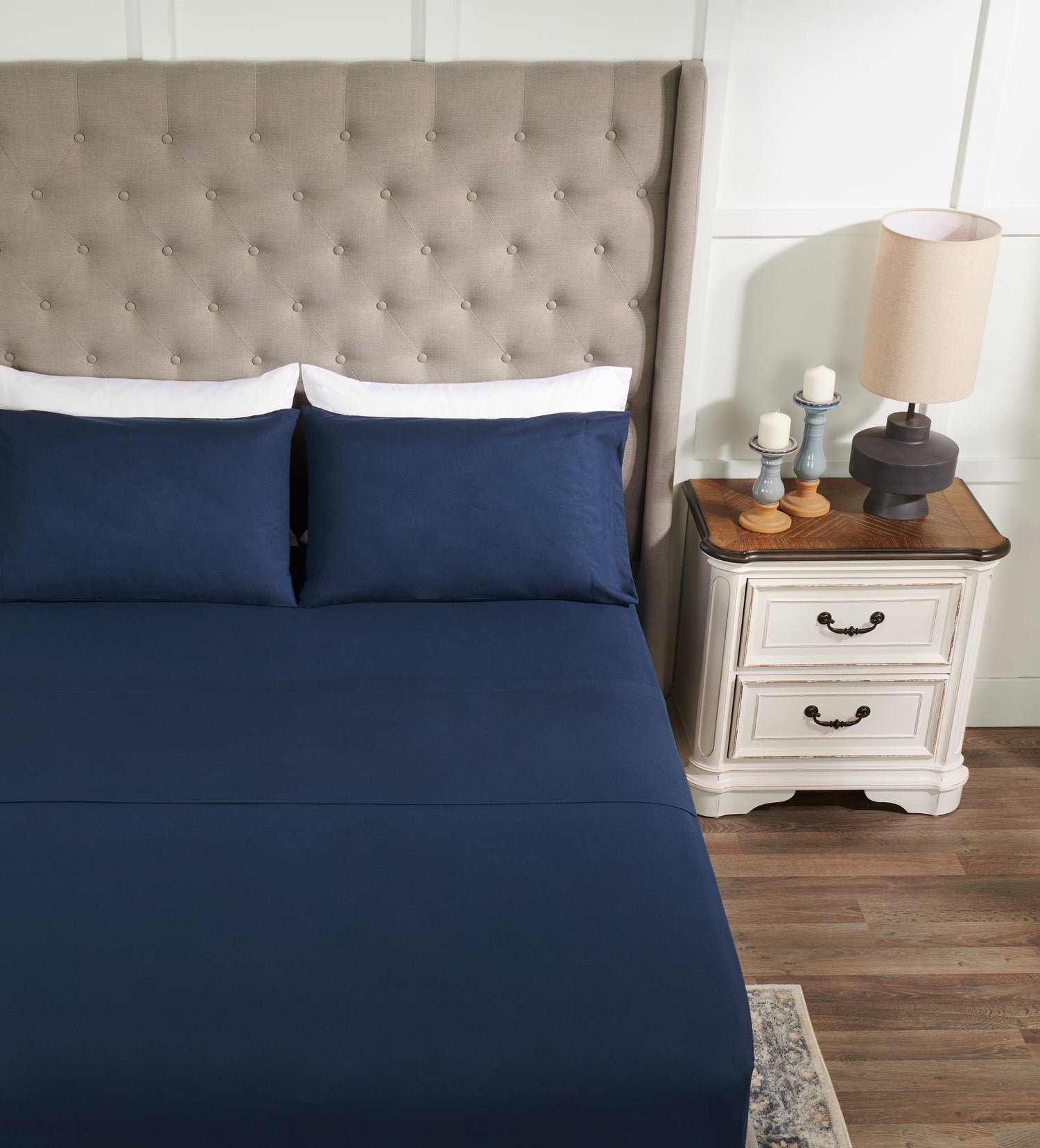 Masterguard® Ultra Advanced 3-Piece Twin Sheet Set Navy The Brick