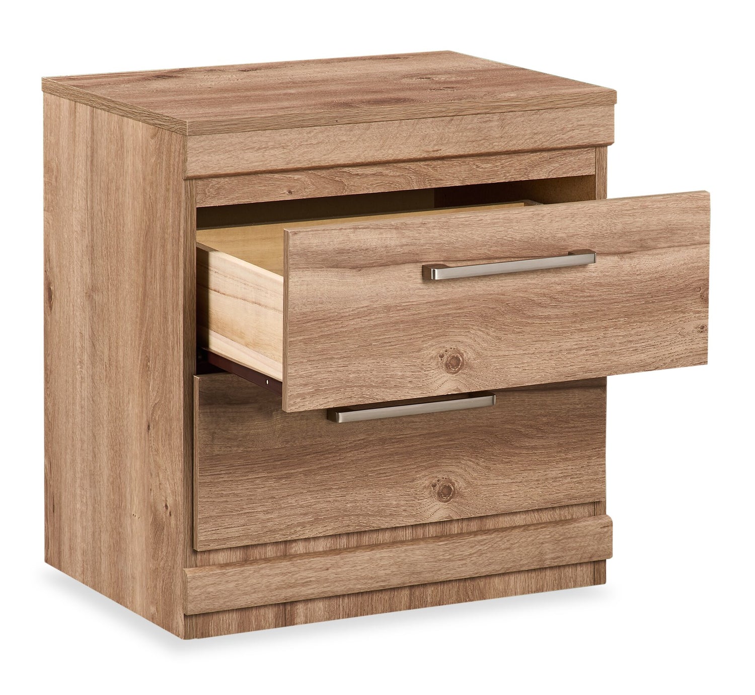 Oakley Bedside 2-Drawer Nightstand, 21