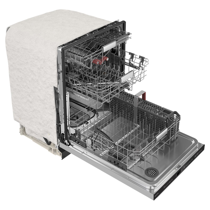 KitchenAid 24\" 44 dBA Top-Control Dishwasher with LED Lighting - KDTM804KPS