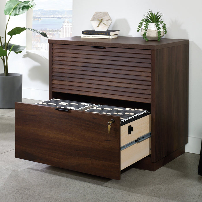 Palo Alto 30.95\" Commercial Grade 2-Drawer Lateral Filing Cabinet - Mahogany