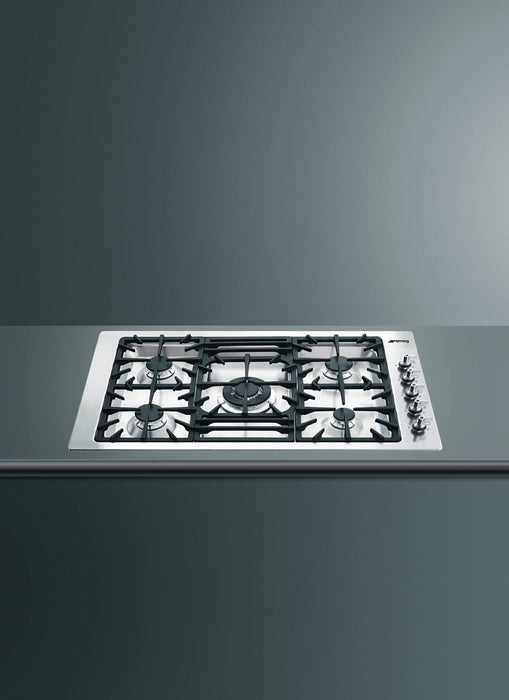 Smeg 36\" Gas Cooktop - PGFU36X