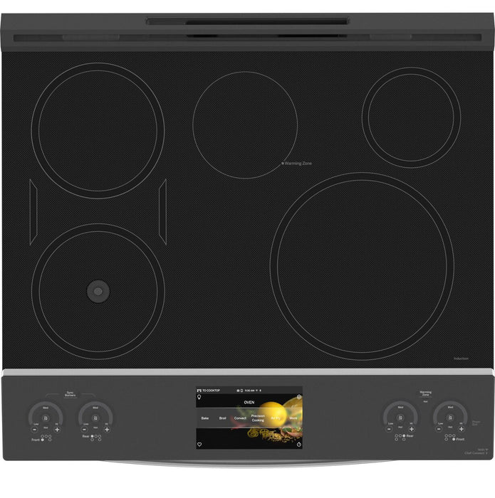 Profile 5.3 Cu. Ft. Smart Induction Range with In Oven Camera - Stainless Steel Fingerprint Resistant - PHS93XYPFS