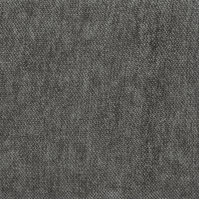Scott Living Plaza Modular 42.5\" Fabric Corner Chair with Tufted Back Cushions and Metal Legs - Grey