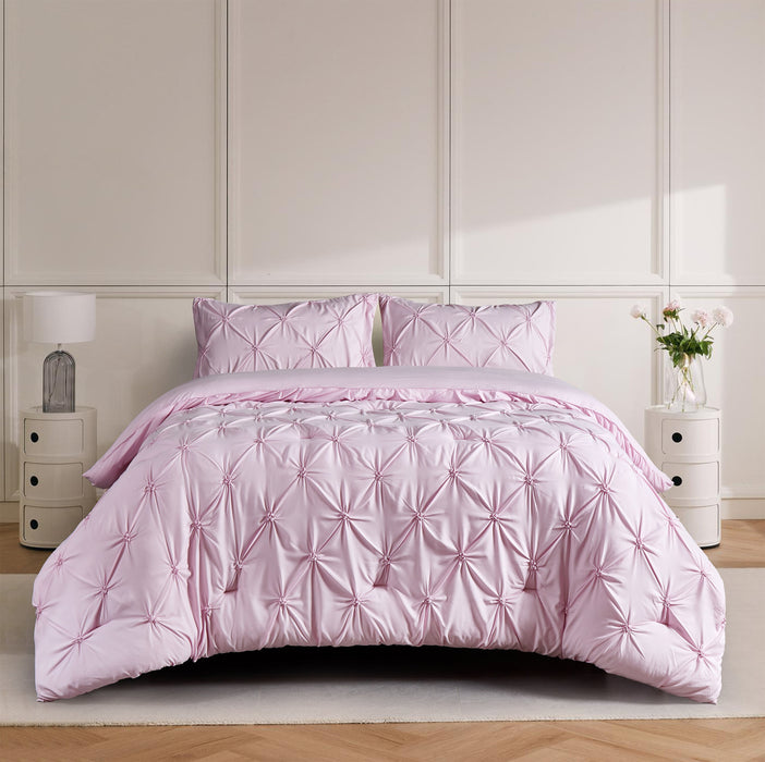 Penelope 3-Piece Full/Queen Comforter Set - Pink