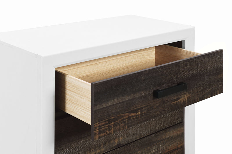 Remi Bedroom Chest of Drawers, 5Drawer, 31.5"W x 49.4"H Twotone