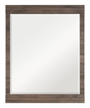 Riley Bedroom Dresser Mirror, Made in Canada - Grey