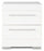 ["Riley Bedside 2-Drawer Nightstand, 21##PACKAGEDETAILSquot;W x 24##PACKAGEDETAILSquot;H, Made in Canada - White"]