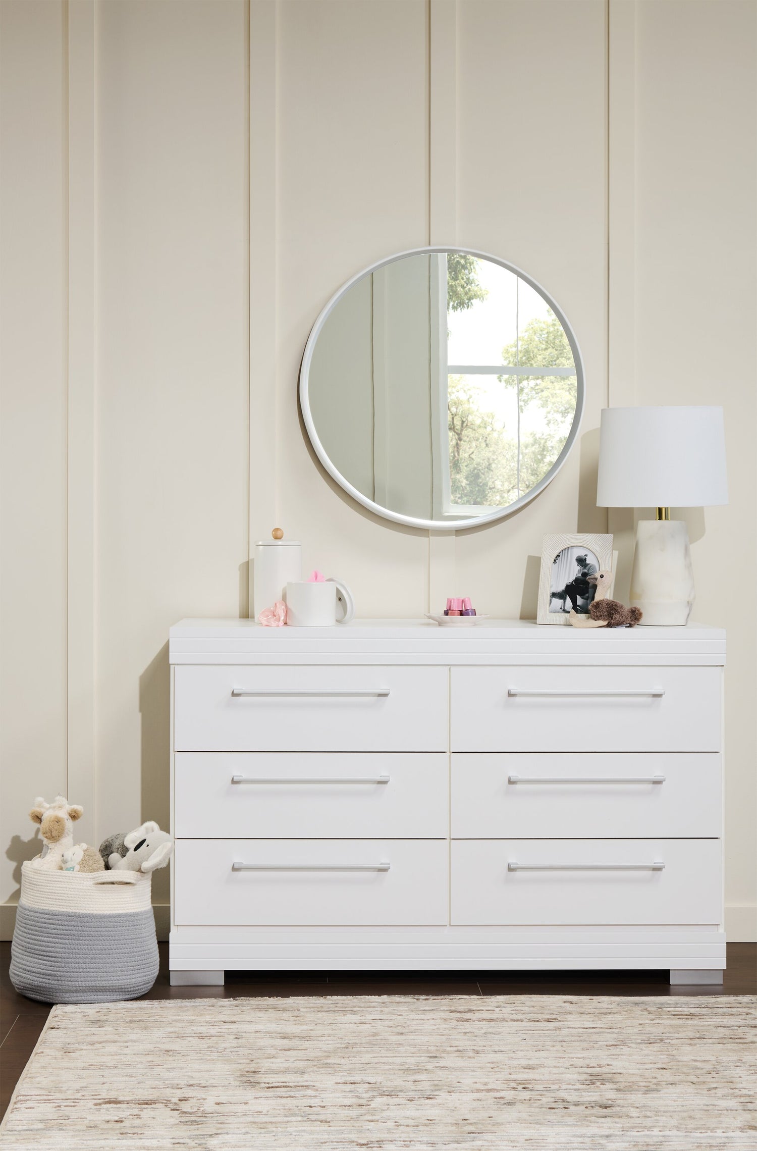Riley Bedroom 6-Drawer Dresser, 49