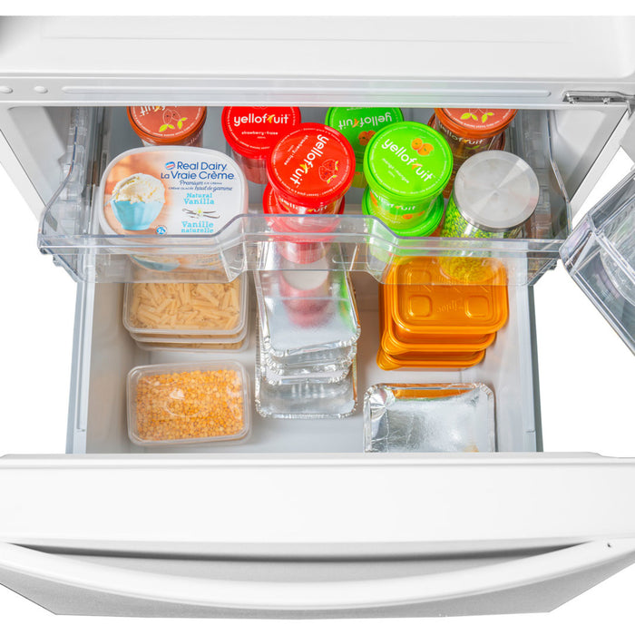 Danby Designer 29.5\" 18.7 Cu. Ft. Bottom Mount Apartment Fridge - White - DBM187E1WDB