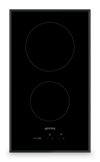 Smeg 12" Electric Cooktop - SEU122B|Surface de cuisson électrique Smeg de 12 po - SEU122B